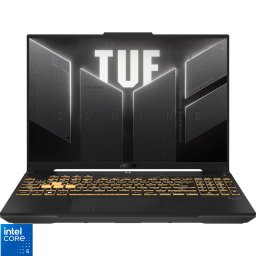 Laptop ASUS Gaming 16'' TUF F16 FX607VU, FHD+ 144Hz, Procesor Intel® Core™ 5 210H (12M Cache, up to 4.80 GHz), 16GB DDR5, 1TB SSD, GeForce RTX 4050 6GB, No OS, Mecha Gray (Tastatura US) (INT Keyboard)