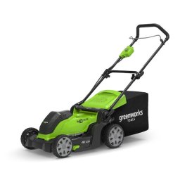 Masina de tuns iarba cu acumulator Greenworks G40LM41, Li-Ion 40 V, 41 cm, , functie de mulcire si tundere 2 in 1, 50 l, , fara baterie si incarcator, 2504707