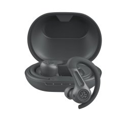 Casti Alergare JLAB JBuds Sport ANC 4, True Wireless, Bluetooth, In-Ear, Microfon, Noise Cancelling, Negru
