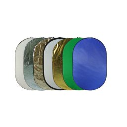 Blenda ovala 7in1 gold silver difuzie alb sunfire albastru verde 60x90cm