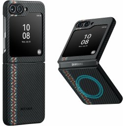 Husa Pitaka MagEZ 3, 600D Aramida, pentru Samsung Galaxy Z Flip 5, MagSafe, Rhapsody
