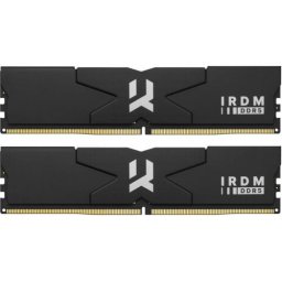 Kit Dual Memorie RAM Goodram IRDM, capacitate 64GB (2x32GB), frecventa 6000MHz DDR5, CL30, Intel XMP 3.0/AMD EXPO, Negru