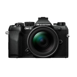 Camera Foto Mirrorless OM SYSTEM OM-5 Mark II, Kit cu Obiectiv 12-45 mm, 20MP, Video 4K, Negru