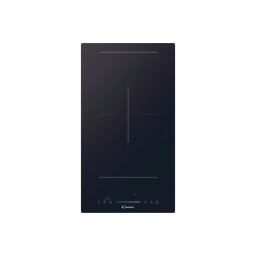 Plita cu inductie incorporabila Candy CTP32SC/E1, 28,8 cm, 2 zone de gatit, Touch control, Neagra