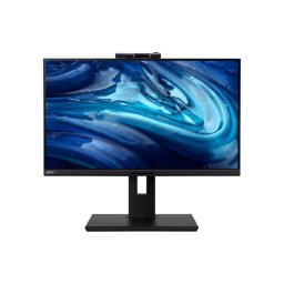 Monitor IPS LED Acer B278UEb, 27 inch, WQHD (2560 x 1440), HDMI, DisplayPort, Boxe, Pivot, Webcam, 100 Hz, 4 ms, Negru