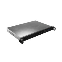 Carcasa server Lanberg ITX 300/10 de 19 inch/1U (SC01-3001-10B), Negru