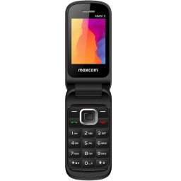 Telefon mobil Maxcom Comfort MM815, Dual SIM, 2G, 2.4″, USB Type-C, taste mari cu font mare, meniu simplu destinat seniorilor, Negru