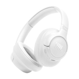 Casti over-ear JBL Tune 730BT, Pure Bass Sound, Bluetooth 6.0, Conectare Multi-Point, Redare pana la 76 h, Alb