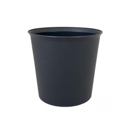 Cos gunoi Limpio B-236AG, 8.5 litri, rotund, plastic, gri