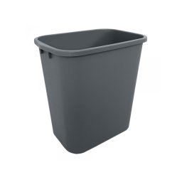 Cos gunoi Limpio B-034B, 14 litri, dreptunghi, plastic, gri