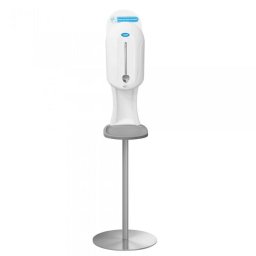 Dozator sapun lichid Limpio SD111, cu senzor, 1100 ml, cu stand inox