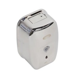 Dozator sapun lichid Limpio SD120, cu senzor, montaj suspendat, inox, finisaj cromat, 1200 ml