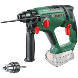 Ciocan rotopercutor pe acumulator Bosch UniversalHammer 06039D6001, 18 V, 2000 RPM, 2 J, 25 mm diametru maxim gaurire, limitator adancime, adaptor tija rotunda, fara acumulator/incarcator