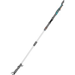 Gardena Cordless Telescopic Pruning Shears HighCut 250/18V P4A solo, 18V (dark grey/turquoise, without battery and charger, POWER FOR ALL ALLIANCE)
