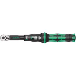 Wera torque wrench with reversible ratchet Click-Torque A 6 (black/green, output 1/4" for bits)