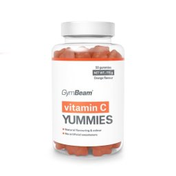 GymBeam Vitamina C Yummies 50 caps. portocală