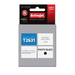 Activejet AE-2631N ink for Epson printer, Epson 26 T2631 replacement; Supreme; 12 ml; black