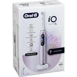 Oral-B iO9 Series 9N Rechargeable Electric Toothbrush, Rose Quartz