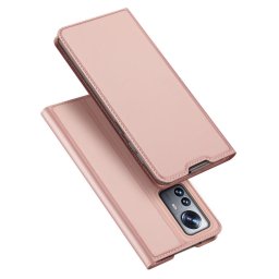 Husa Dux Ducis Skin Pro Holster Cover Flip Cover for Xiaomi 12 Pro pink