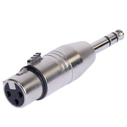 Accesorii Audio Hi-Fi ADAPTOR XLR MAMA - JACK 6.35 TATA STEREO METAL
