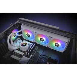 Ventilator lichhid TH420 V2, Ultra ARGB, 3buc, AIO, 5.16W, Alb