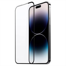 Folie de protectie Ecran OEM pentru Apple iPhone 15 Pro, Sticla Securizata, Full Glue, 21D, Neagra