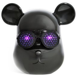 Boxa portabila Bluetooth TWS Ursulet Negru