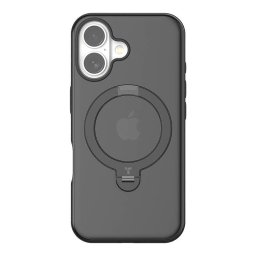Husa Torras Ostand Spin Case for iPhone 16 (Black)