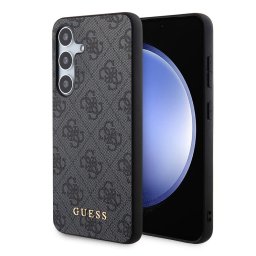 Husa Husa pentru Samsung Galaxy S24 - Guess Hardcase 4G Metal Gold Logo (GUHCS24SG4GFGR) - Black