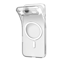 Husa Puro 0.3 MAG Ultra-Slim TPU Case Compatible with MagSafe for iPhone 17 Air - Transparent