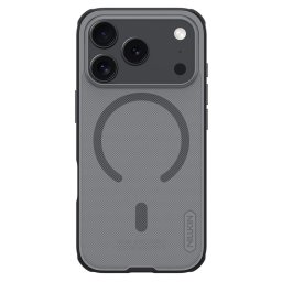 Husa Nillkin Super Frosted Shield Pro MagSafe Compatible Case for iPhone 17 Pro - Transparent Black
