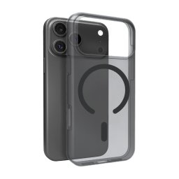 Husa Puro Daylight Magsafe Compatible Silicone Case for iPhone 17 Pro Max - Translucent Black