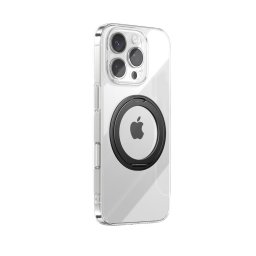 Husa Joyroom JR-16JL6 iPhone 16 Pro Max Ultra-Thin MagSafe Compatible Case with 360° Ring Stand - Black