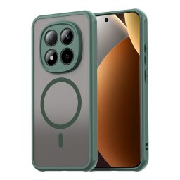 Husa Husa pentru Xiaomi Redmi Note 15 Pro+ 5G / Poco M8 Pro 5G - Techsuit HaloFrost II MagSafe - Green