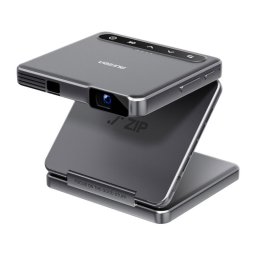 Videoproiector Videoproiector portabil AURZEN ZIP– HD 720p, DLP, design pliabil tri-fold, autofocus, mirroring wireless, Bluetooth, gri