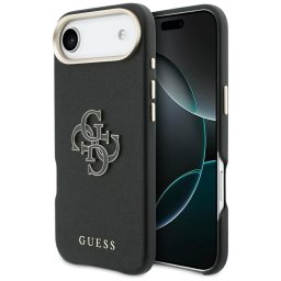Husa Husa pentru iPhone 17 Air - Guess Hardcase Resin Logo (GUHCP17M5PS4RGGK) - Black