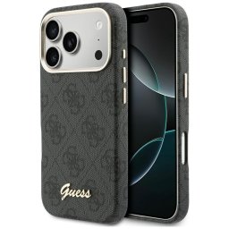 Husa Husa pentru iPhone 17 Pro - Guess 4GScript MagSafe (GUHMP17L5P4FWMSK) - Black