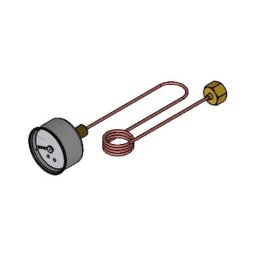 La Marzocco - Pressure Gauge 0-18 Black with Capillary