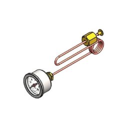 La Marzocco - Pressure Gauge 0-3 White Flush Mounting