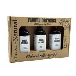 Mount Caramel – Syrup Set 3 × 100 ml – Raspberry · Glogg · Apple Mulled Wine