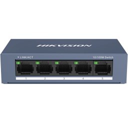 Switch 5 porturi 10/100 Mbps RJ45 - Hikvision DS-3E0105-O