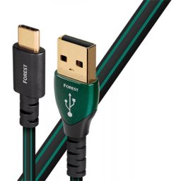 AUDIOQUEST USB 2.0 Type C Convertor Negru-Verde 1.5m USBFOR201.5CA