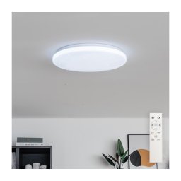 Brilagi - Plafonieră LED SMART STARS dimabilă, 24 W, 230 V, Ø 38 cm, Wi‑Fi (Tuya) + telecomandă