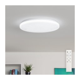 Brilagi - Plafonieră LED dimabilă SMART STARS, 36W, 230V, Ø48 cm, Wi-Fi Tuya + telecomandă