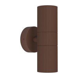 Eglo 902041 - Aplică de perete pentru exterior TOMELLOSO 2xGU10/28W/230V IP44 maro