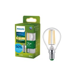 Bec LED Philips ULTRAEFFICIENT VINTAGE P45 E14/1,2W/230V 2700K