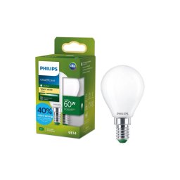 Bec LED Philips ULTRAEFFICIENT P45 E14, 3,8 W, 230 V, 2700 K