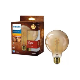 Bec LED reglabil Vintage Philips G95 E27/3,1W/230V 1800K