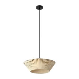 Osram - Lustru suspendat cu cablu DECOR STRIPES, 1xE27/10W/230V, Ø 40,5 cm, bej