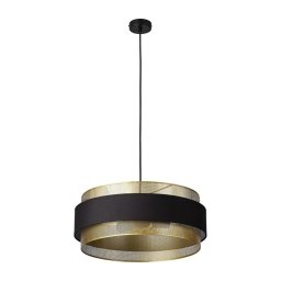 Osram - Lustră suspendată pe cablu DECOR HORNET, 3x E27, 10W, 230V, Ø 50 cm, negru/auriu